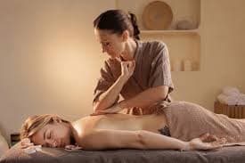Spa massage ritual